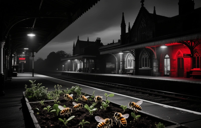 Surrey Railway Stations Boost Biodiversity with Bee Habitats