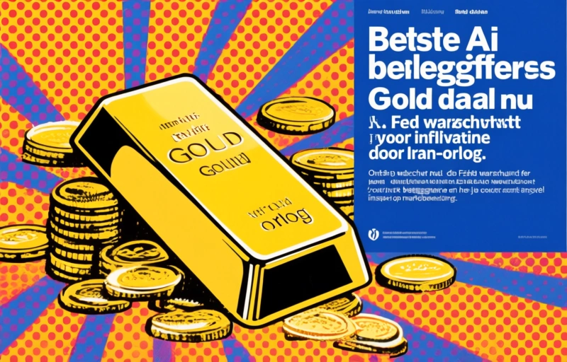 Goud daalt nu Fed waarschuwt voor inflatie door Iran-oorlog