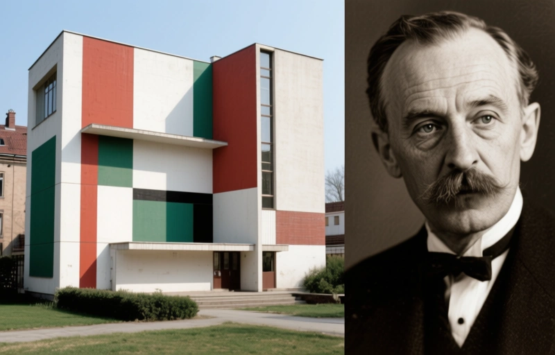Visual representation of Van Doesburg & the Hungarian Avant-Garde