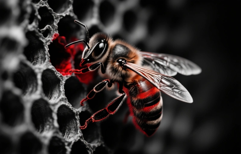 Visual representation of Hiker Stung Over 100 Times