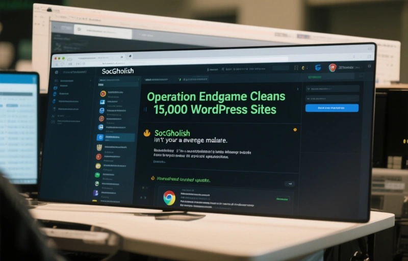 Visual representation of Operation Endgame Cleans 15,000 WordPress Sites