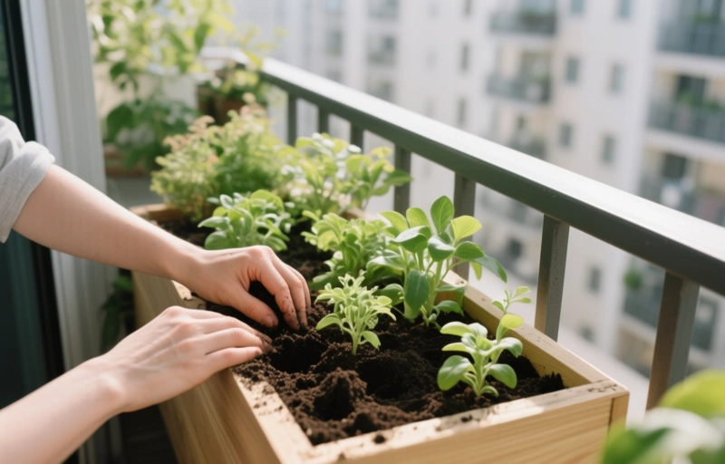Visual representation of Small-Space Gardening