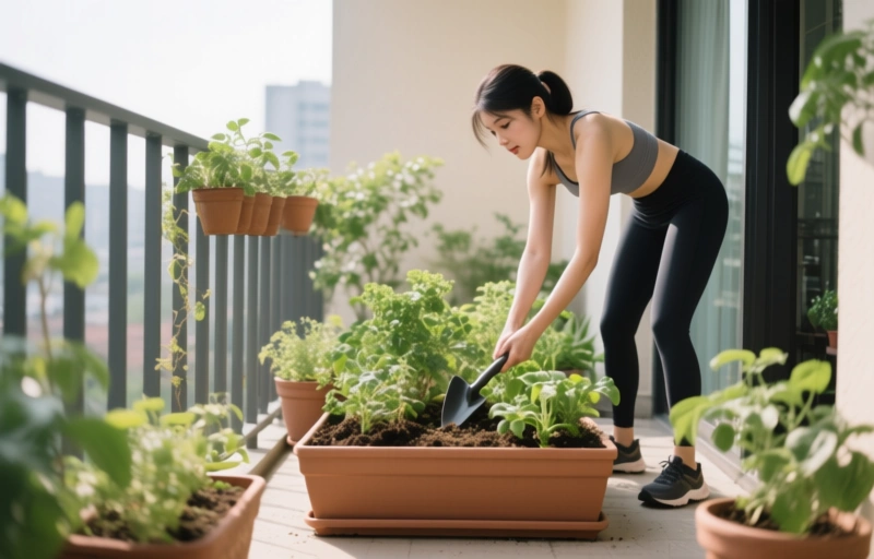 Visual representation of Small-Space Gardening
