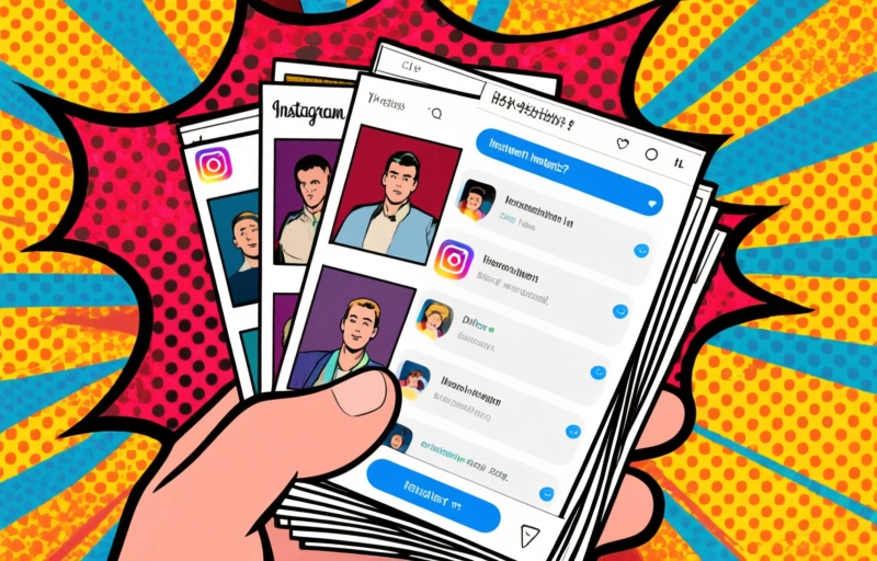 Visuele weergave van Instagram lanceert Instants