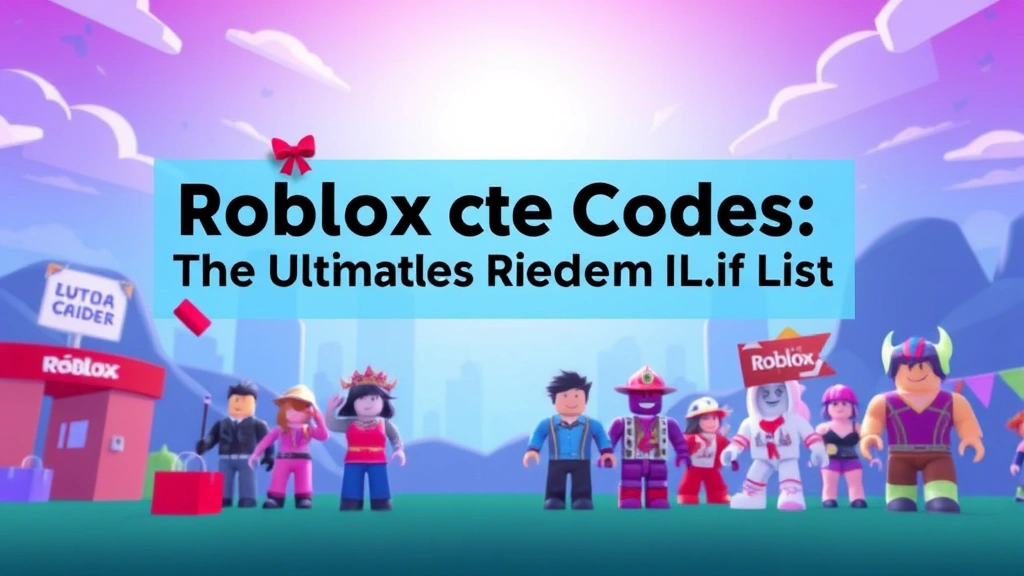Roblox Codes: The Ultimate Redeem List