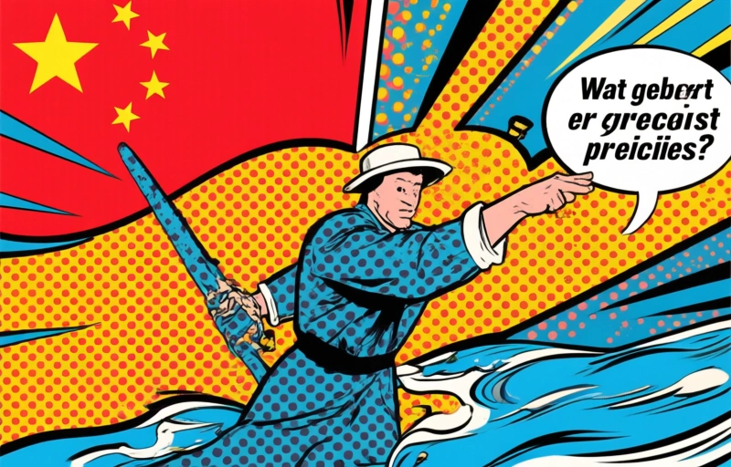 Visuele weergave van China Hard optreden tegen illegale grensoverschrijdende handel
