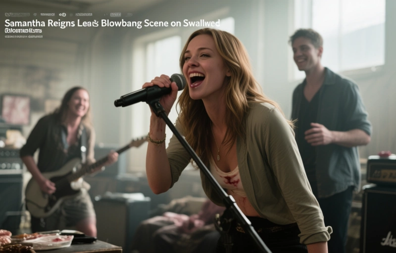 Samantha Reigns Leads Blowbang Scene on Swallowed