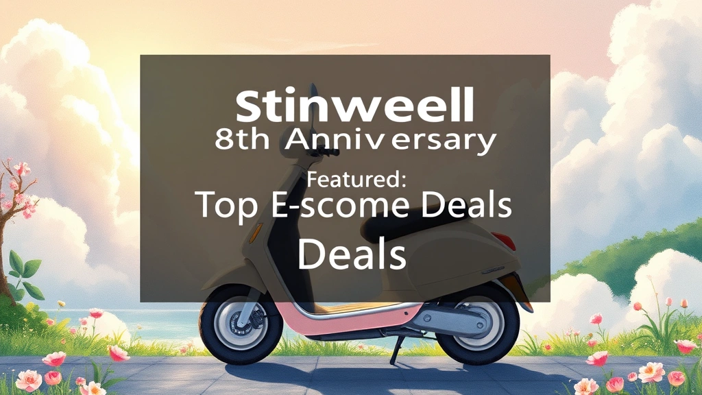 isinwheel 8th Anniversary: Top E-Scooter Summer Deals