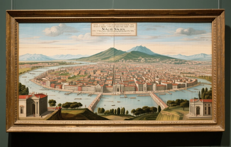Visual representation of Decoding Jan van Stinemolen's 1582 Naples Panorama