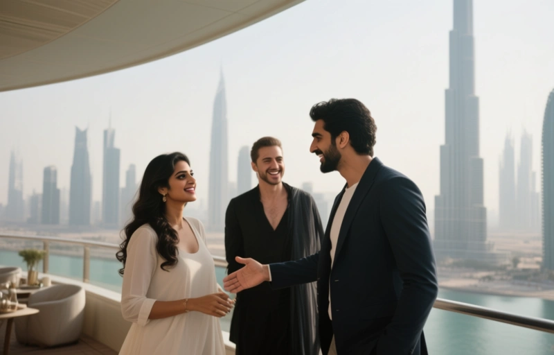 Kiku Sharda Joins Dubai's Elite at Skyz by Danube