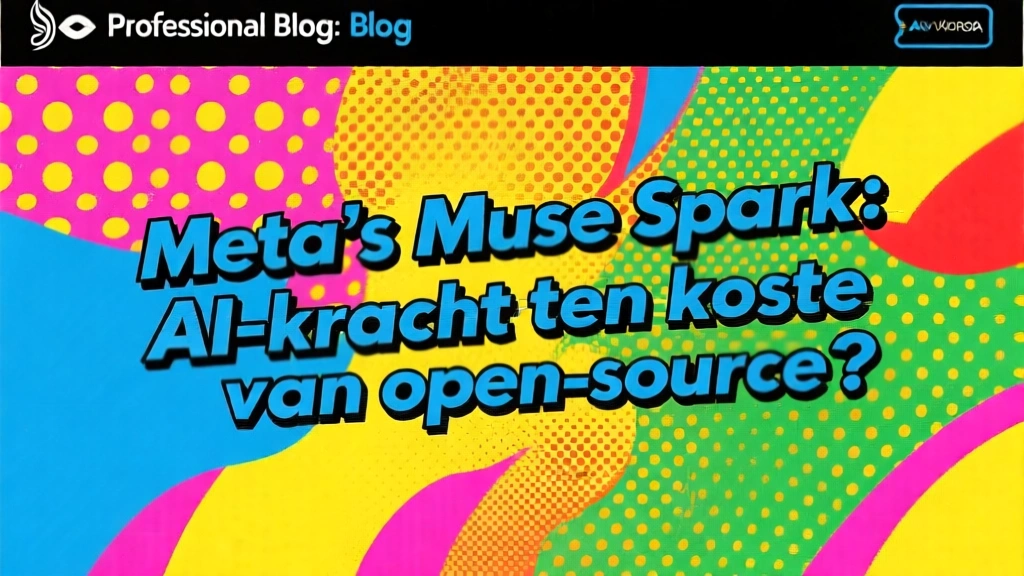 Meta's Muse Spark: AI-kracht ten koste van open-source?