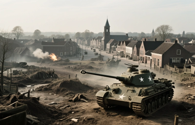 Visual representation of Last-Minute Tank Battle