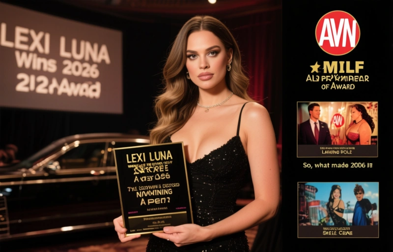 Visual representation of Lexi Luna Wins 2026 AVN MILF Performer of the Year Award