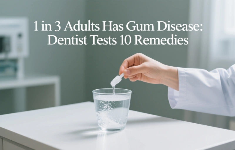 Visual representation of 1 in 3 Adults Has Gum Disease