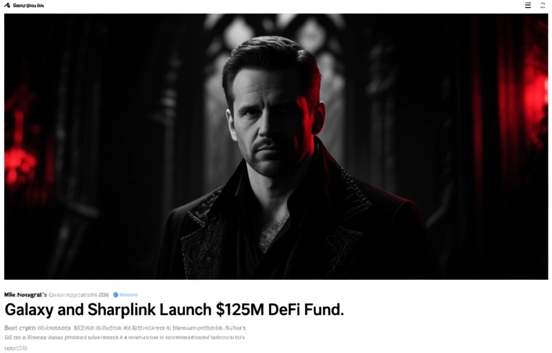 Galaxy and Sharplink Launch $125M DeFi Fund