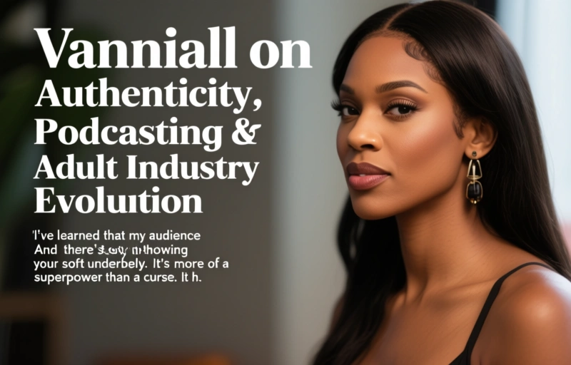 Visual representation of Vanniall on Authenticity, Podcasting & Adult Industry Evolution