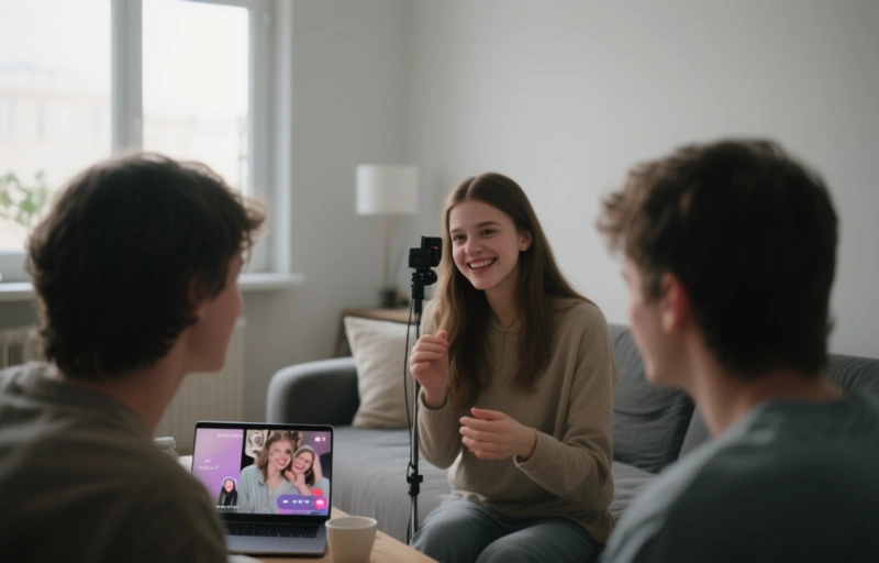 nazarenobordon01: Live-Chat mit einer 18-jährigen Cam-Performerin