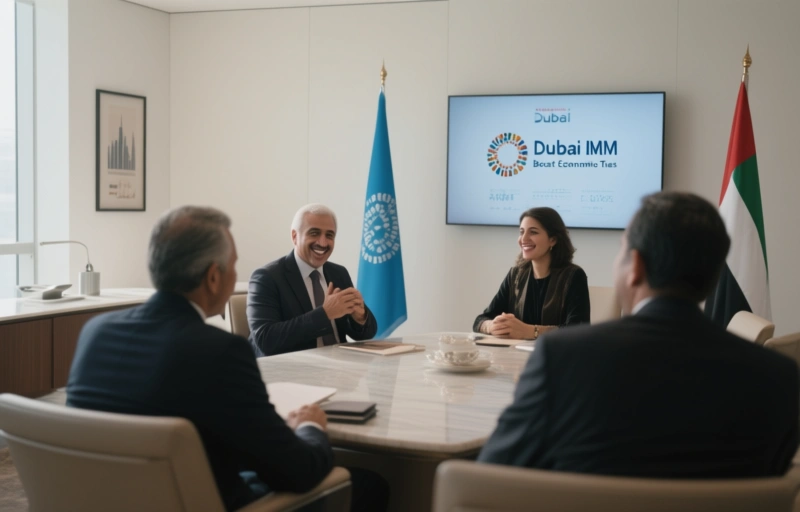 Dubai IMF Talks Boost Economic Ties