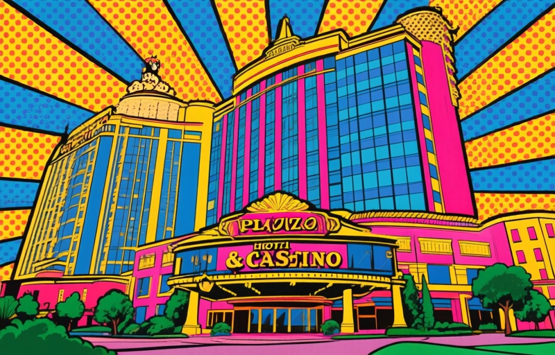 Visuaalinen esitys aiheesta Plaza Hotel & Casino avaa korkean panoksen pelihuoneen
