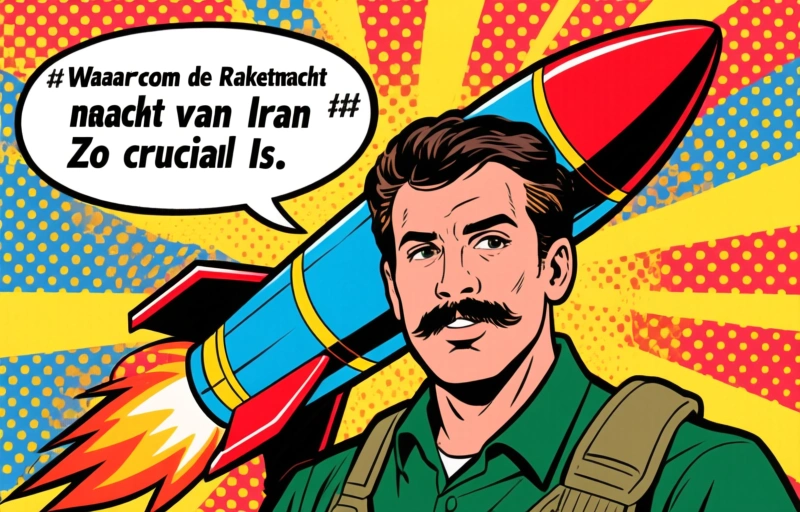 Visuele weergave van Iran's Raketmacht