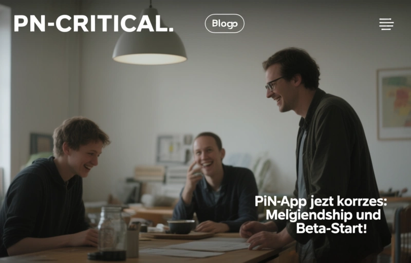 PiN-App jetzt kostenlos: Mitgliedschaft und Beta-Start
