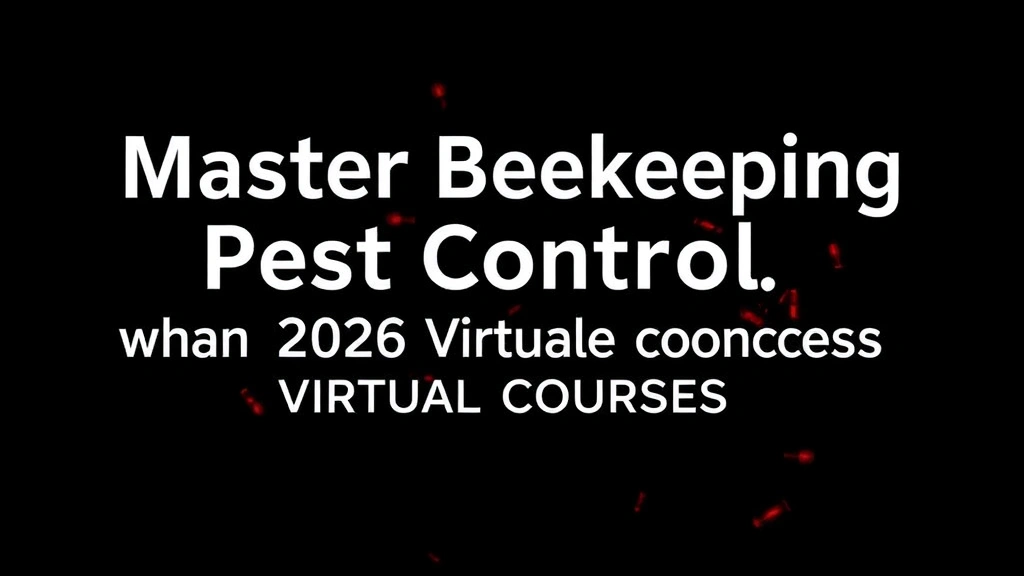 Master Beekeeping Pest Control with 2026 Virtual Courses