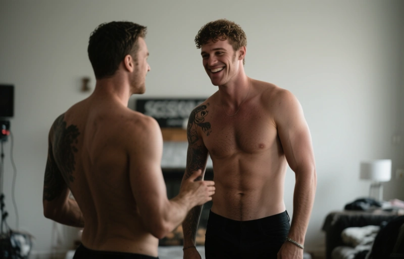 Scottie J & Mickey Knox: Intensives Bareback-Video bei Colby Knox