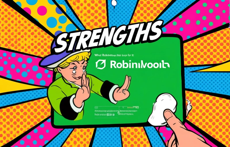Visual representation of Robinhood SWOT