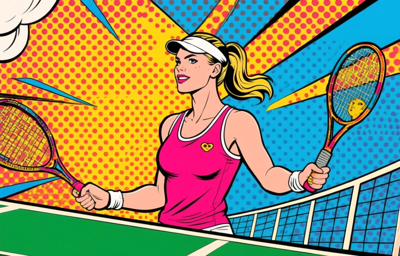 Visual representation of Donna Vekic Advances to Philippine Women's Semifinals