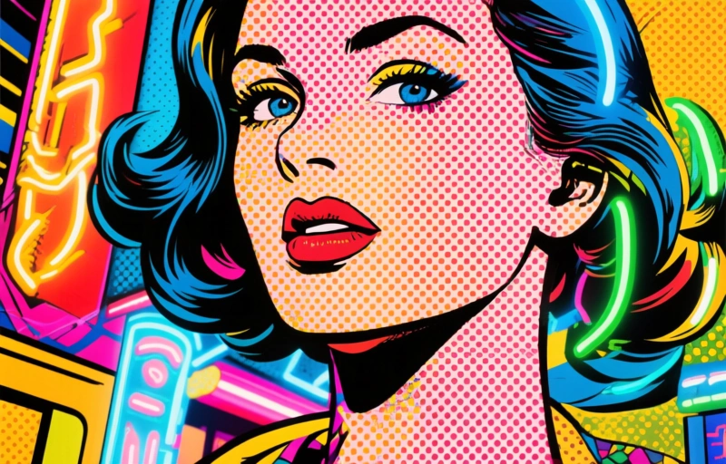 Visuelle Darstellung von Las Vegas Kunst & Entertainment im Frühling