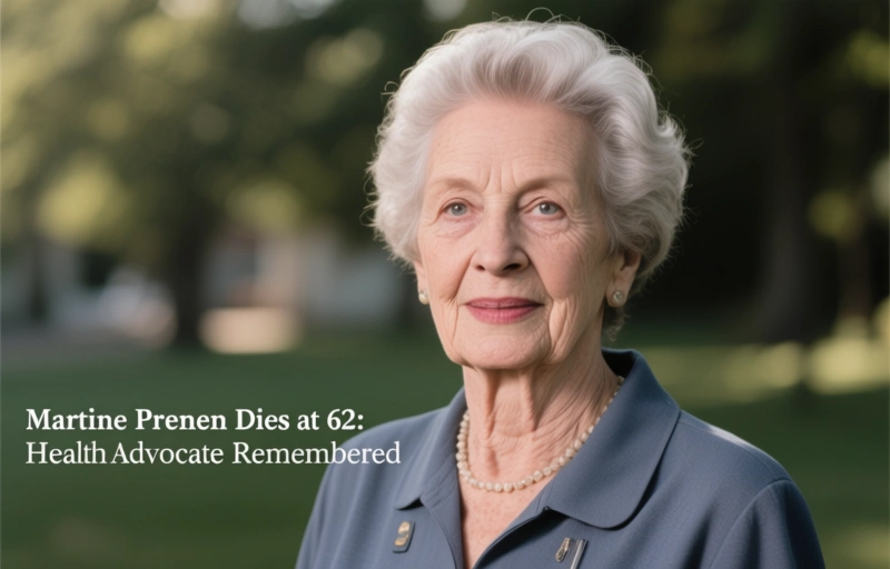 Visual representation of Martine Prenen Dies at 62