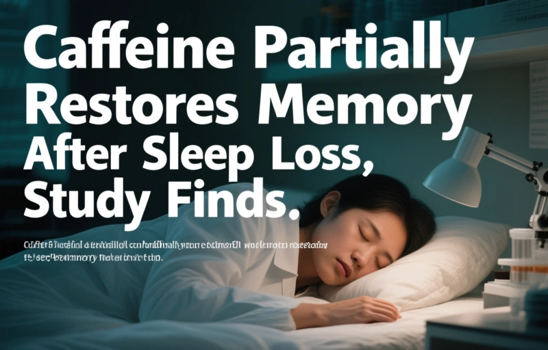 Visual representation of Caffeine Partially Restores Memory After Sleep Loss, Study Finds