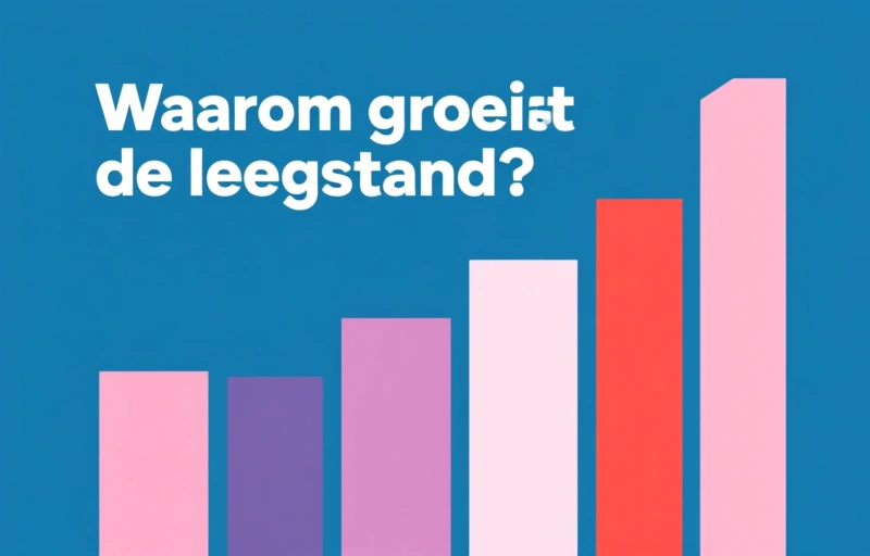 Visuele weergave van Leegstand verpleegzorg groeit