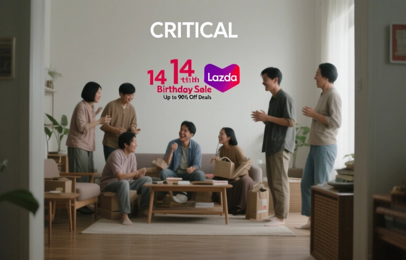 Lazada's 14th Birthday Sale: Up to 90% Off Deals