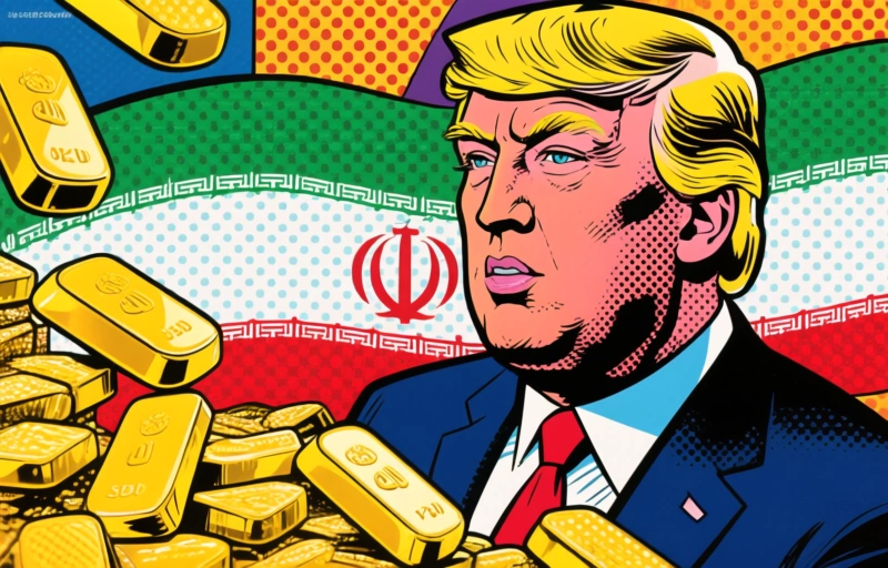 Goud daalt door afwijzen vredesaanbod Iran