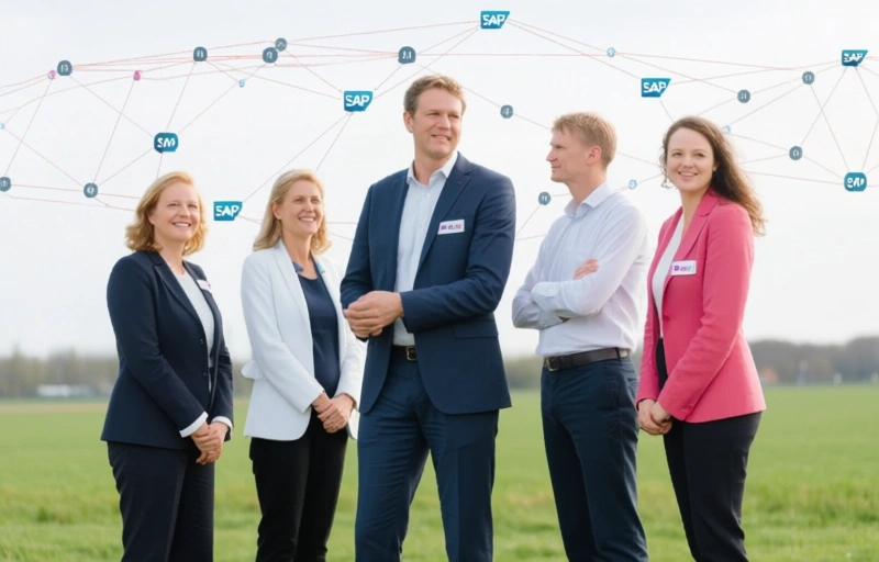 Visuele weergave van E.ON moderniseert het stroomnet met AI en SAP
