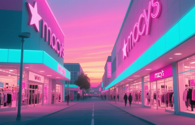 Visuele weergave van Grote supermarkt neemt voormalige Macy's over in VS