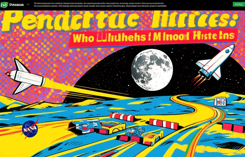 Lunar Race: Who Touches the Moon First?