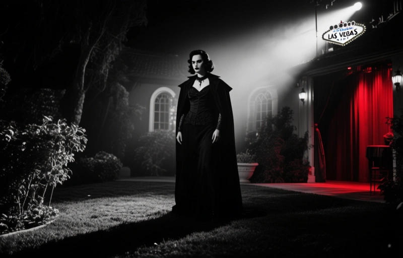 Las Vegas Legende: Intime Show im eigenen Garten