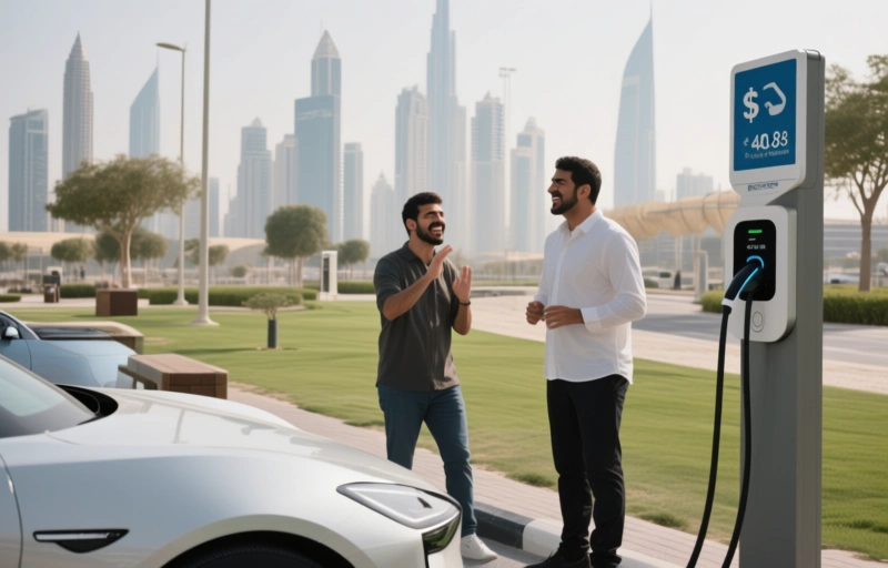 Dubai's $40.8M EV Charging Expansion in Public Parks