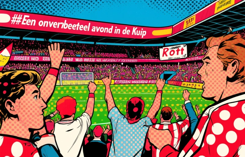 Visuele weergave van Clasie voorspelt AZ-feest na bekerwinst