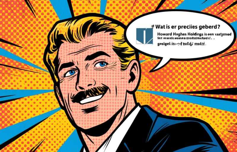 Visuele weergave van Ackmans Pershing vecht rechtszaak over Howard Hughes deal aan
