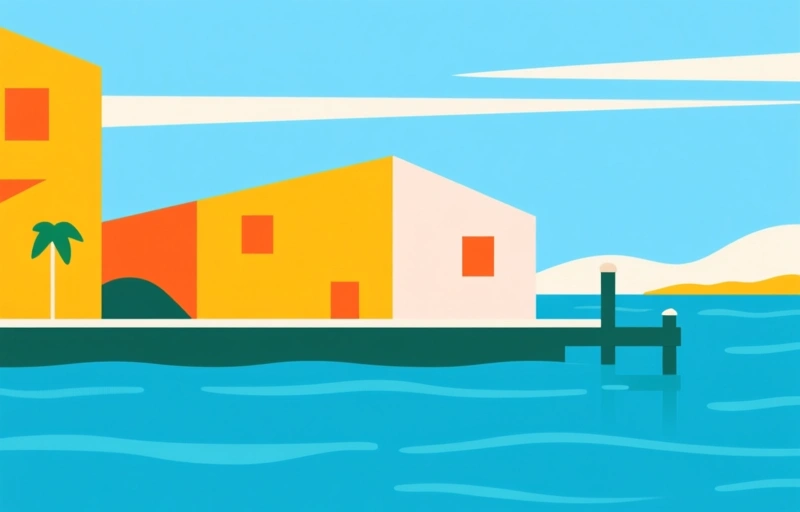 Visual representation of Waterfront Estate in Boca Harbour | 4 Bed Mediterranean Retreat