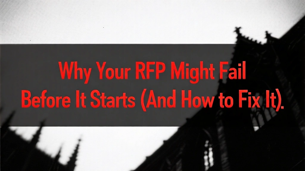 Why Your RFP Might Fail Before It Starts (And How to Fix It)