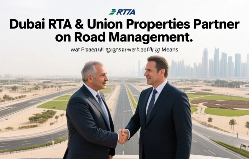 Visual representation of Dubai RTA & Union Properties Partner on Road Management