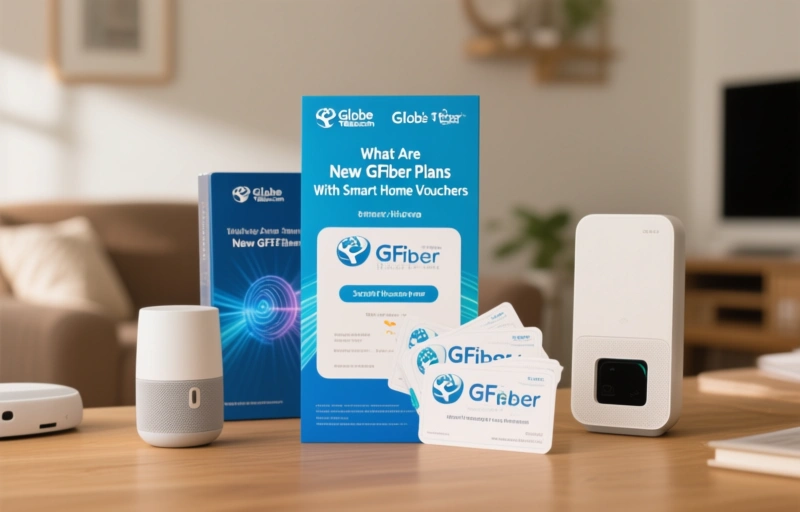 Visual representation of Globe Telecom GFiber Plans With Smart Home Vouchers