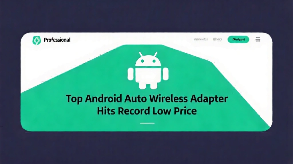 Top Android Auto Wireless Adapter Hits Record Low Price