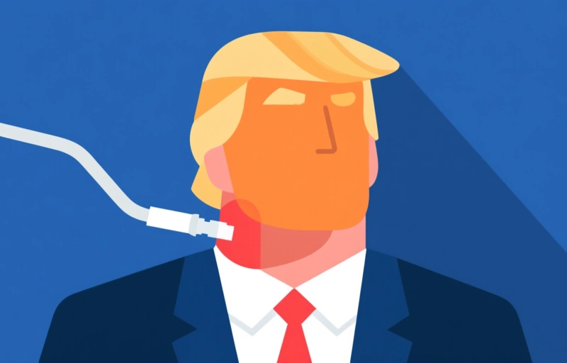 Artsen waarschuwen over geheimzinnigheid rond Trumps nekuitslag