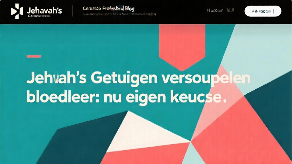 Jehovah's Getuigen versoepelen bloedleer: nu eigen keuze