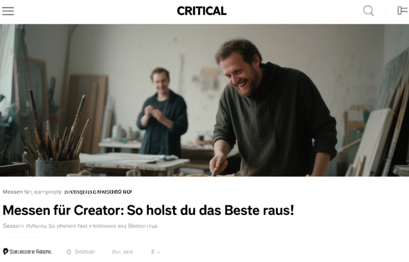 Messen für Creator: So holst du das Beste raus